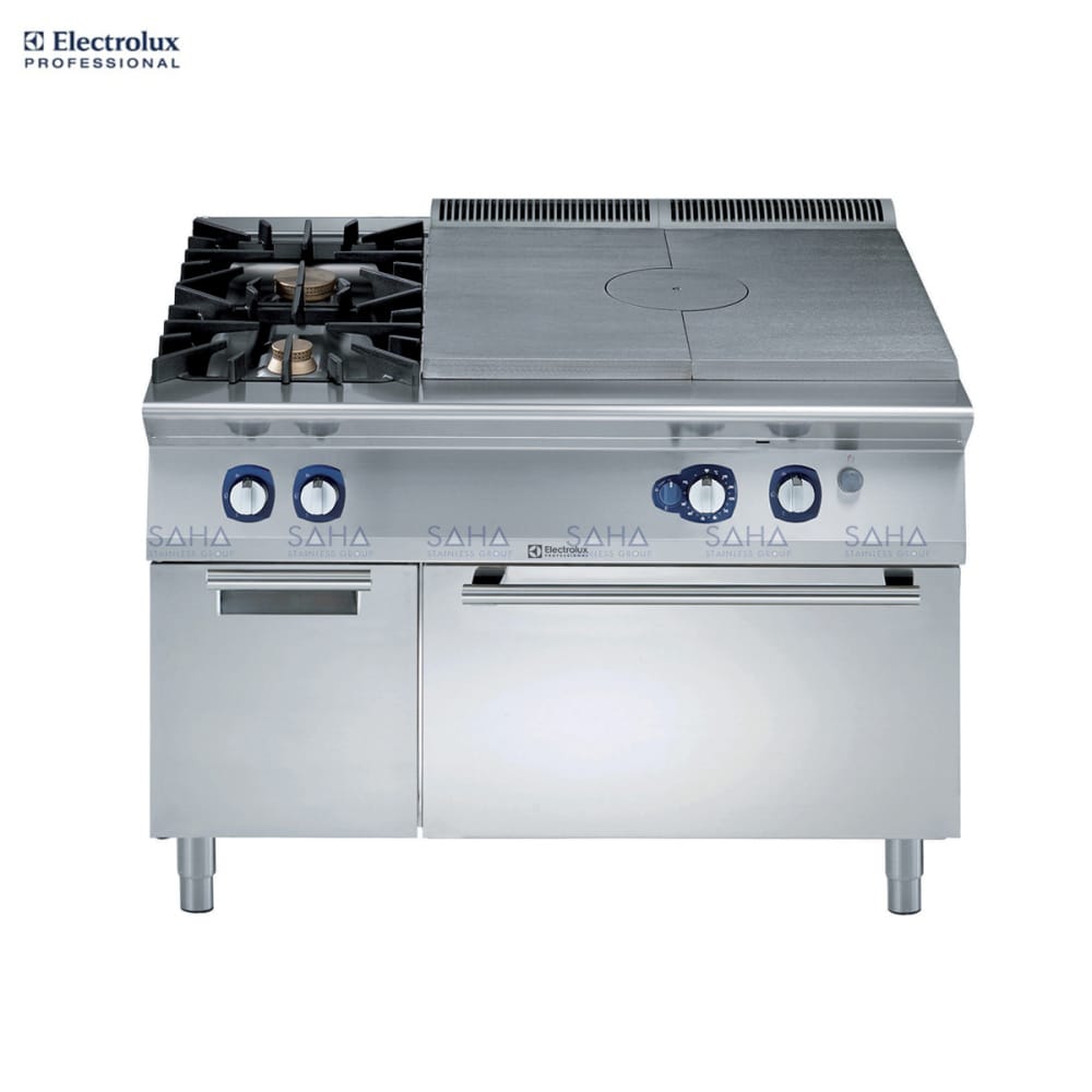 391021-web.jpg Electrolux - 900XP - Gas Solid Top on Gas Oven with 2 Burners on cupboard - 391021