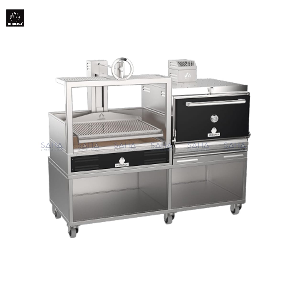 DUOGMB100-HMB160.jpg Mibrasa – Parrilla Single & Oven Compact – DUOGMB100-HMB160