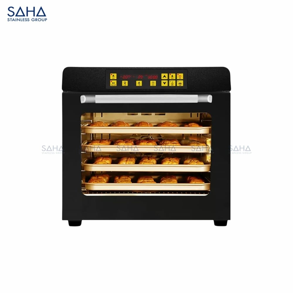 SHCOS1T4B.jpg SAHA - Electric Convection Oven 4 Trays – SHCOS1T4B