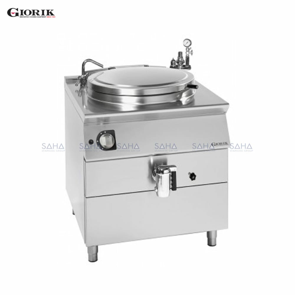 pei705web60.jpg Giorik - Unika 700 - 50 Litre Electric Boiling Pan - Indirect Heating - PEI705